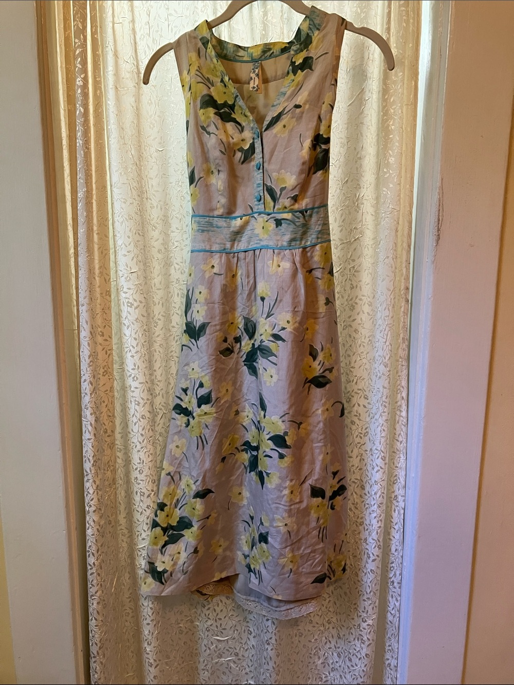 Maeve (for Anthropologie) silk midi dress size 4